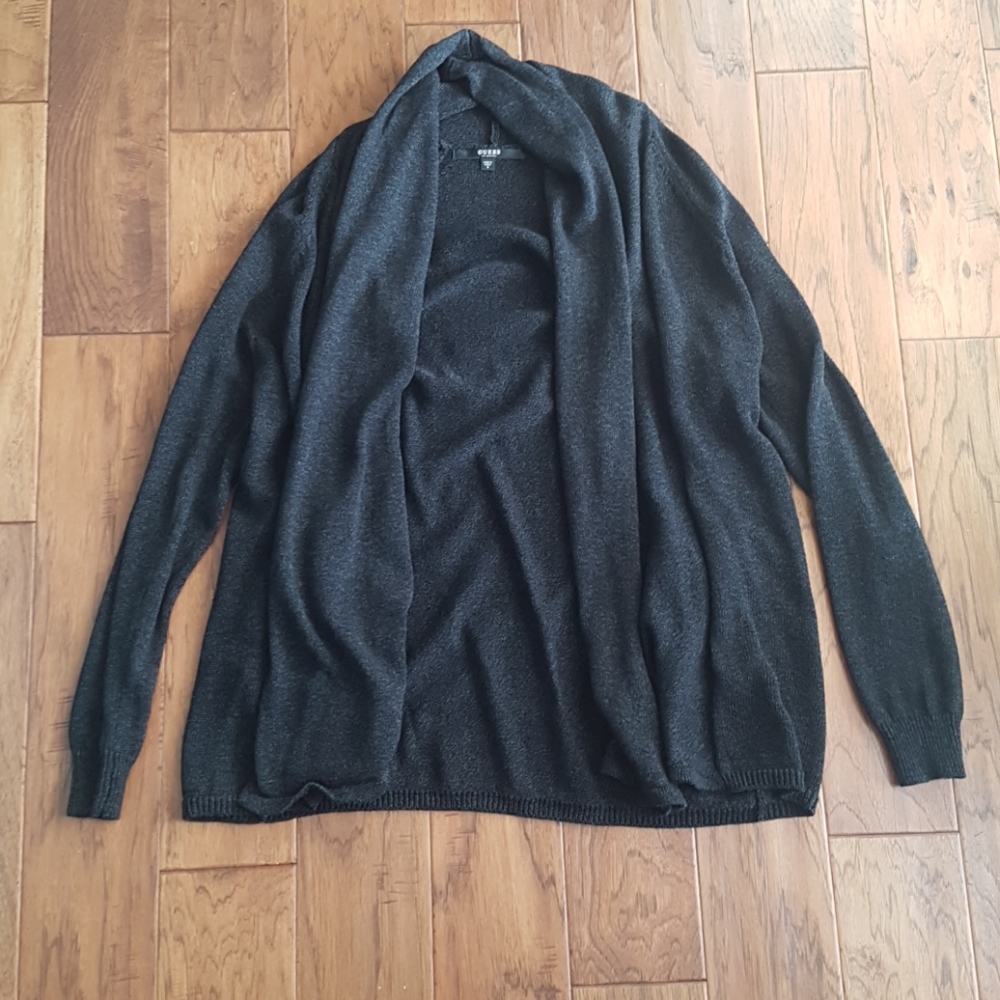 Guess Men's Cardigan Knit Sweater with Pockets!